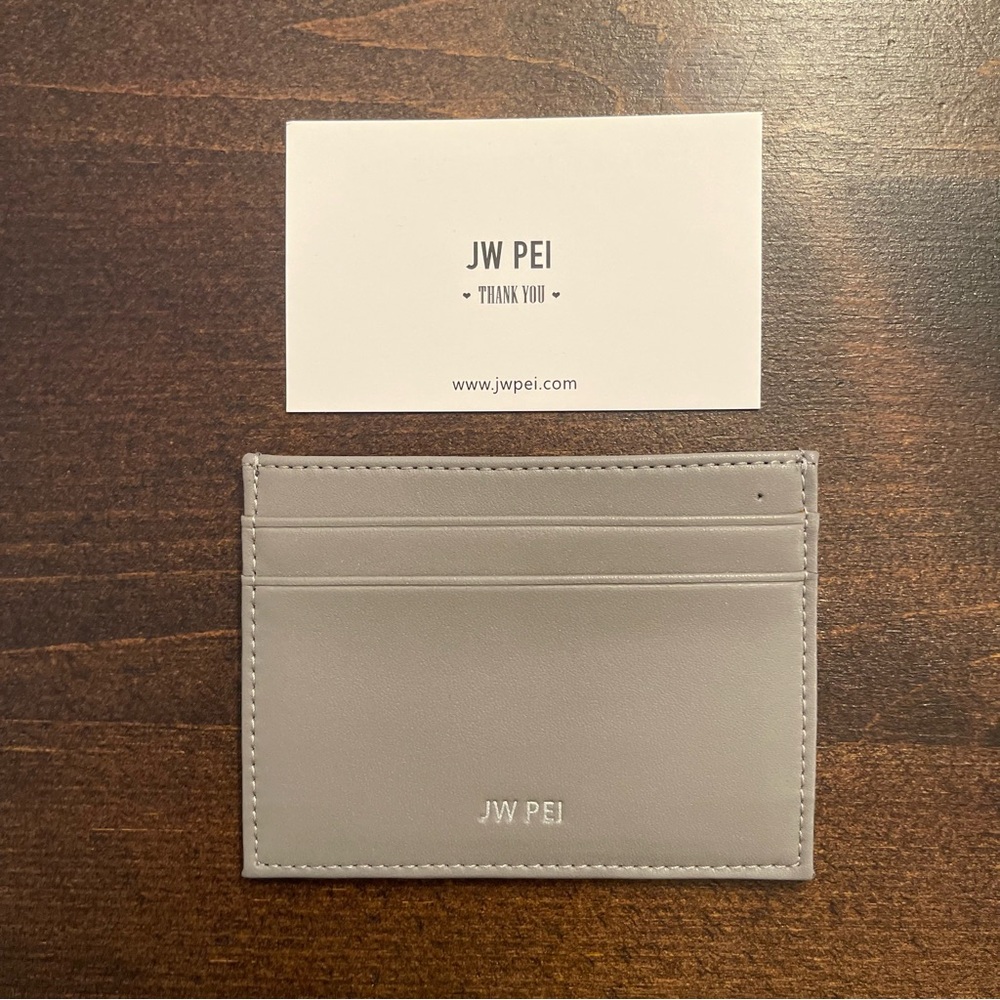 JW PEI - Wallet Card Holder - Gray - new with original card